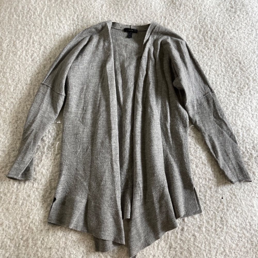 J crew open front cardigan small?